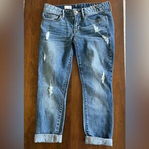 Gap Classic Blue Distressed Skinny Jeans